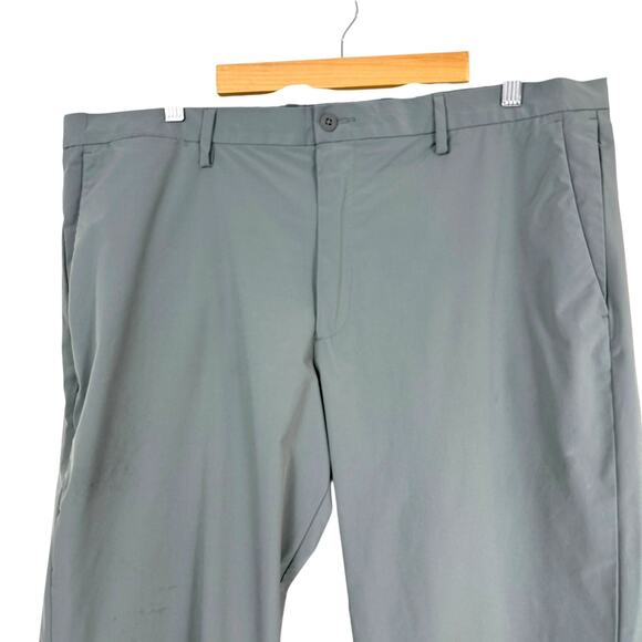 Polo Ralph Lauren Pants Mens 40x32 Gray Athletic Performance Tech Golf Chino - Picture 2 of 13
